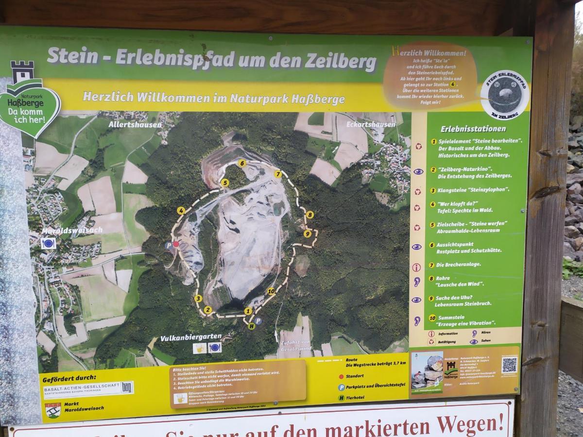 Ferienwohnung „Schau Ins Frankenland“ Burgpreppach Exterior foto