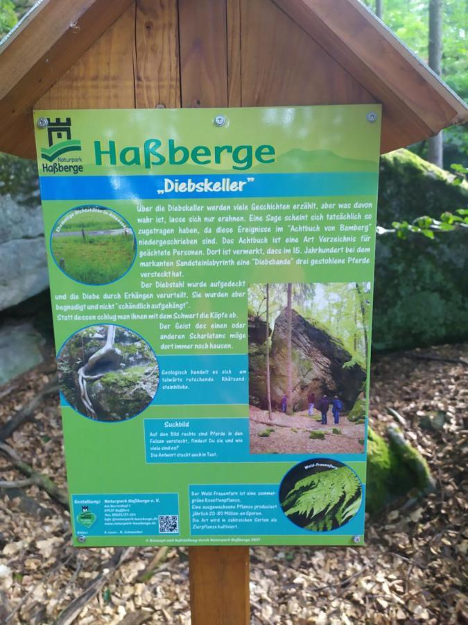 Ferienwohnung „Schau Ins Frankenland“ Burgpreppach Exterior foto