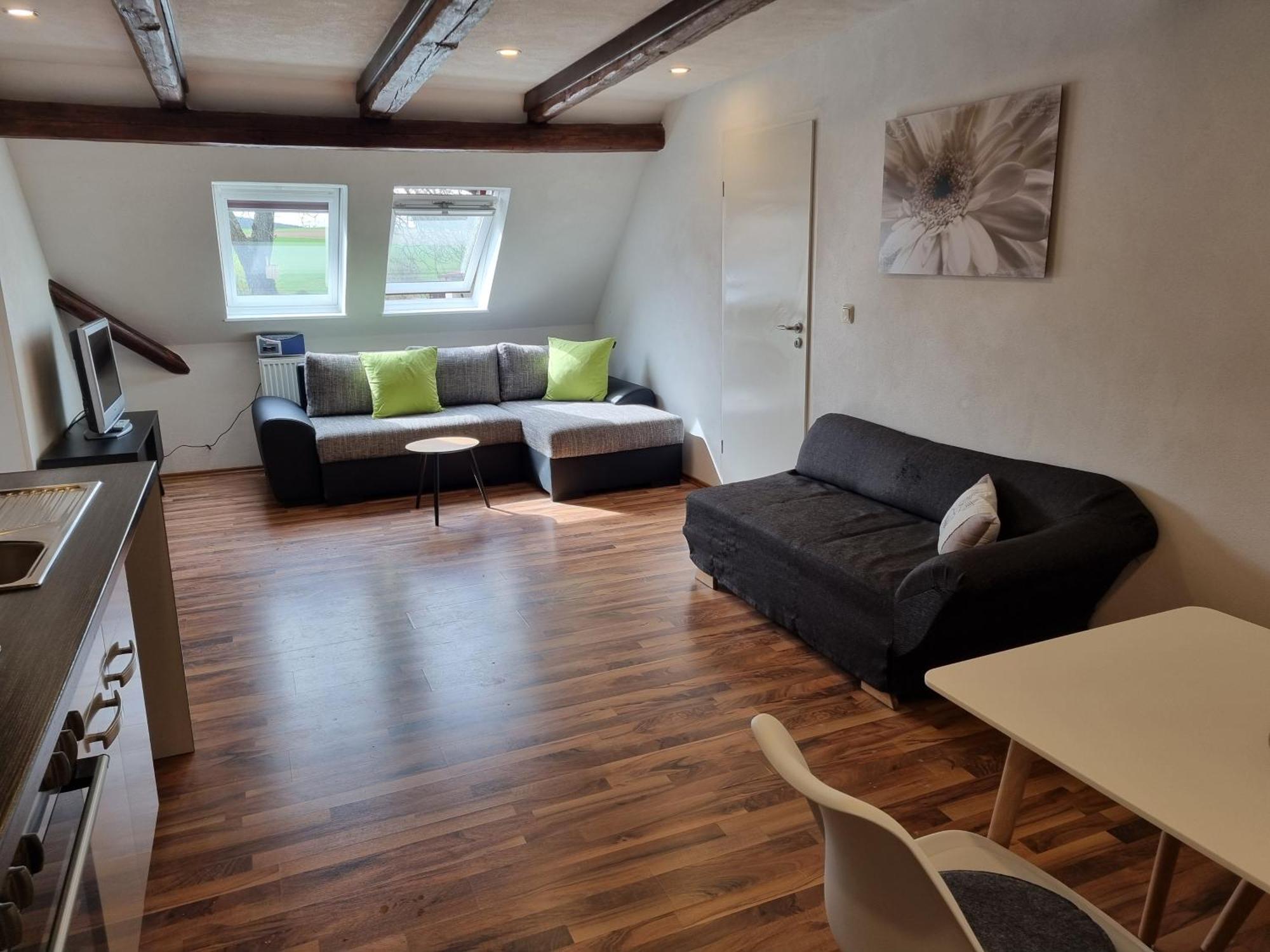 Ferienwohnung „Schau Ins Frankenland“ Burgpreppach Exterior foto