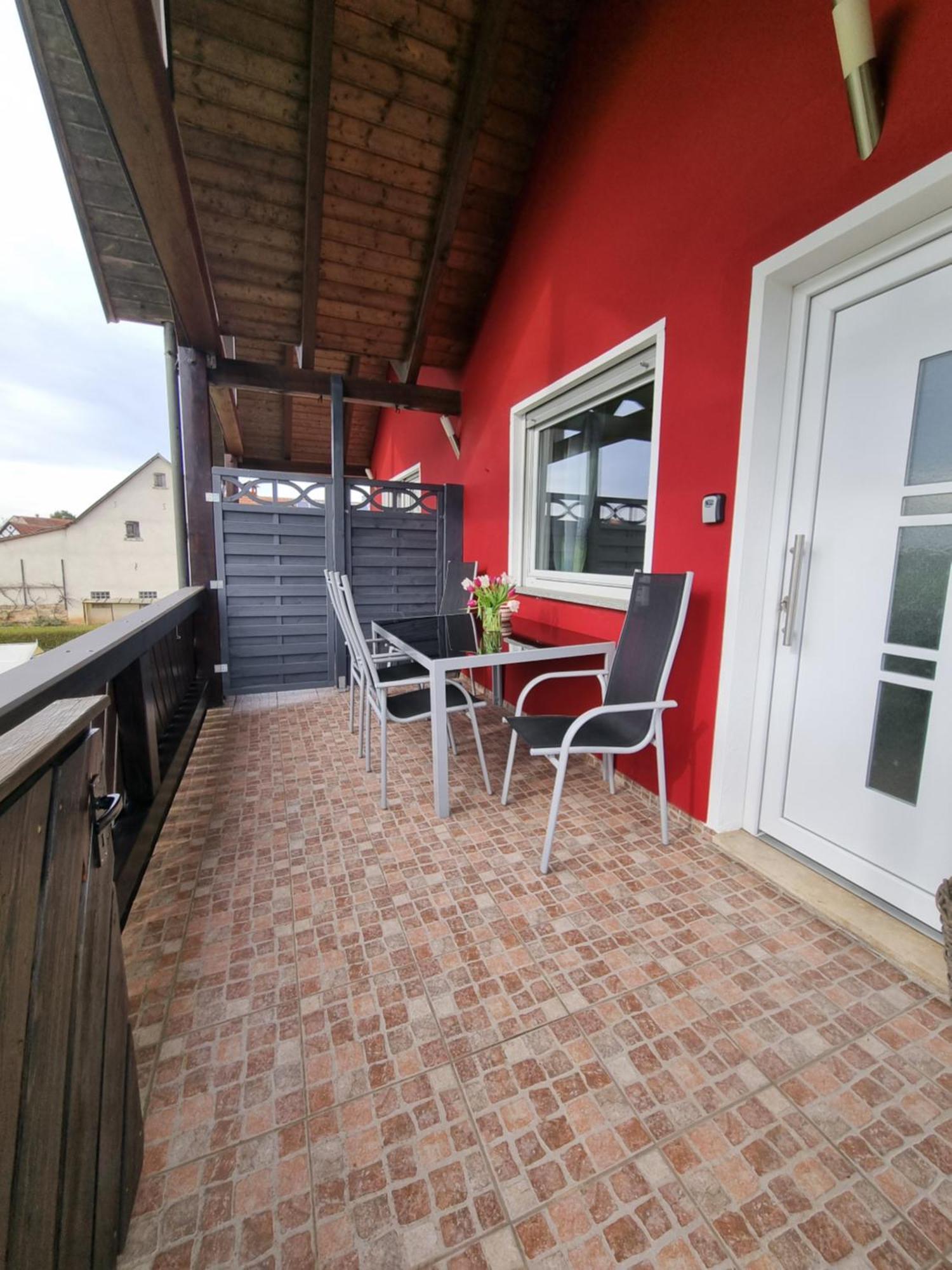 Ferienwohnung „Schau Ins Frankenland“ Burgpreppach Exterior foto