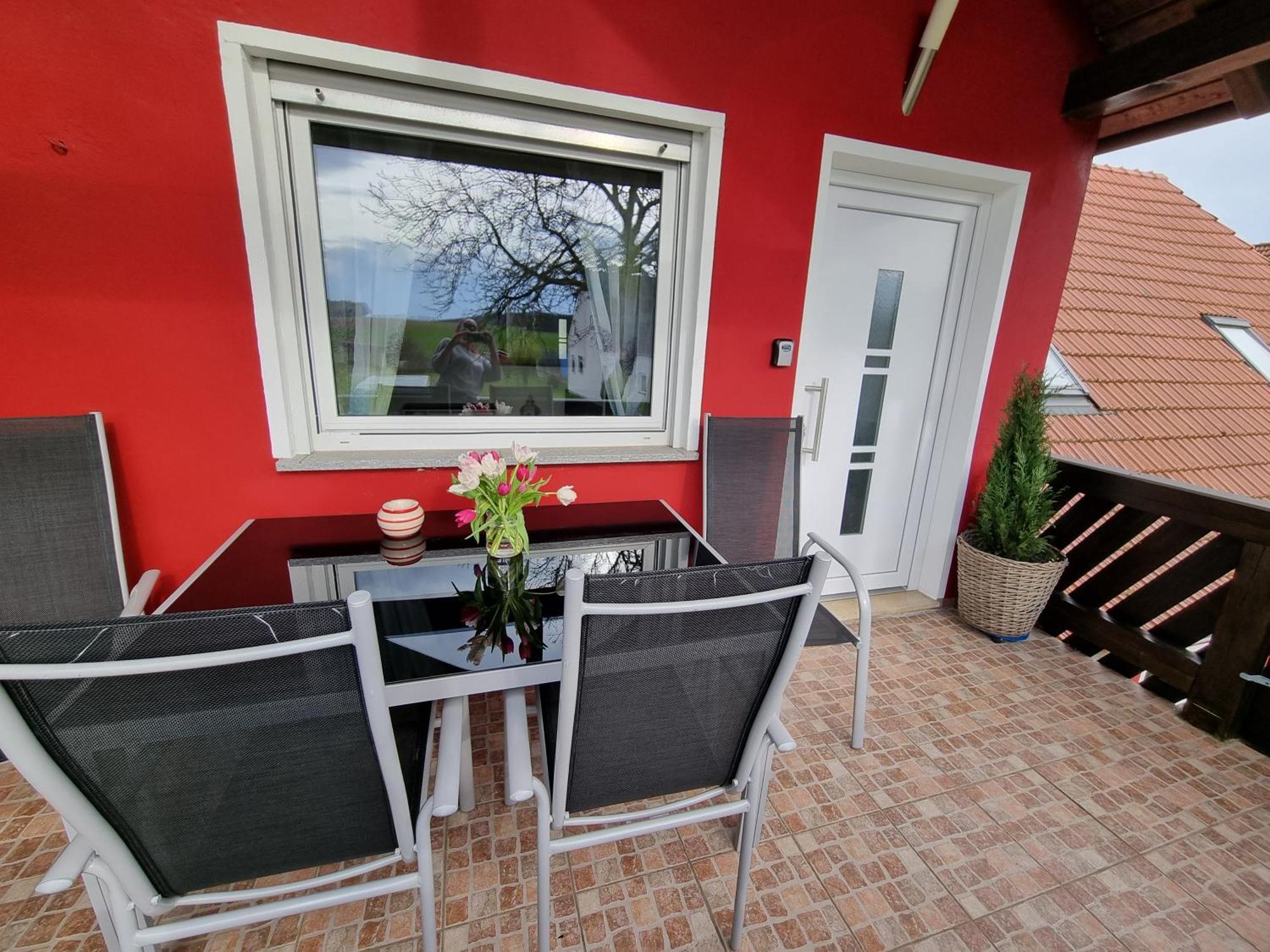Ferienwohnung „Schau Ins Frankenland“ Burgpreppach Exterior foto
